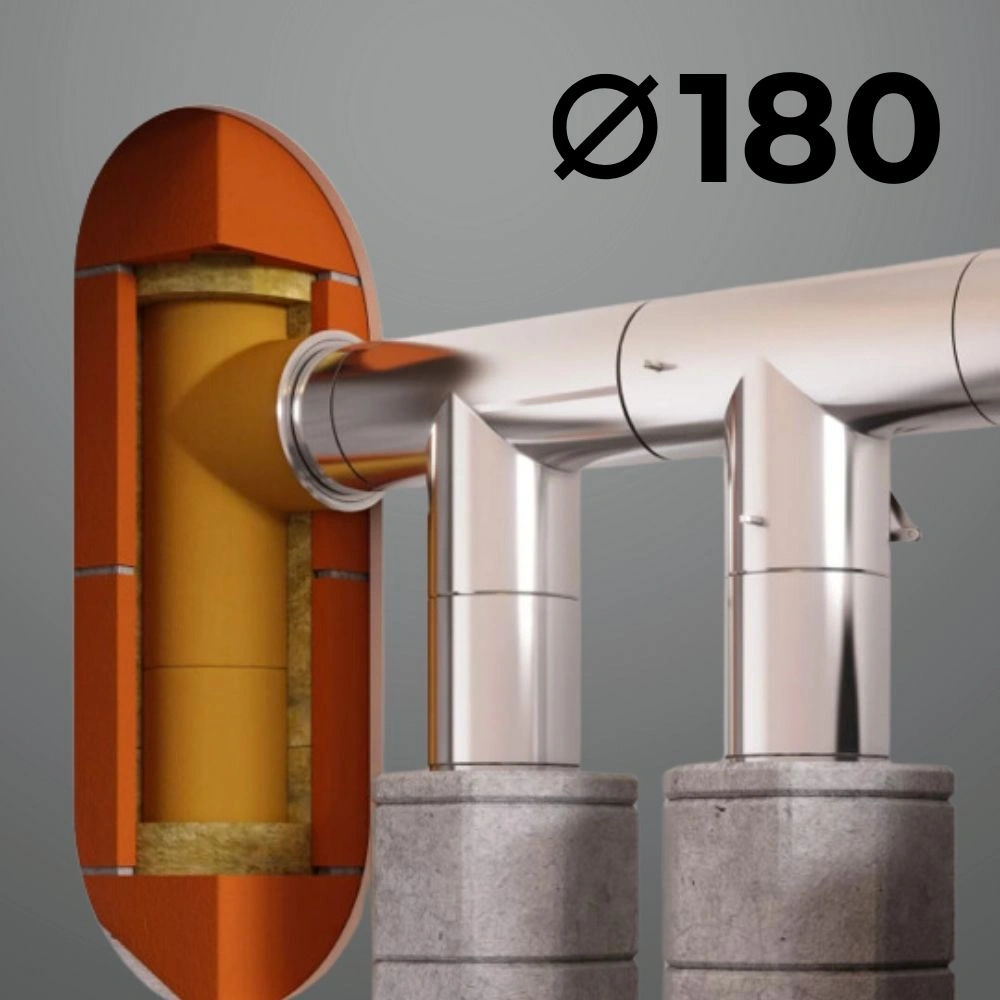 Tubulatura inox premium plus fi 180